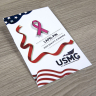 1 Cancer Awareness Stock Lapel Pin - Symbol
