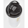 001_17 Oz. Custom Printed Travel Coffee Tumblers With Handle - Stainless Steel

