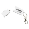 White USB Car Charger Keychains - Usb Car Charge
