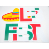 Pre-Packaged Let&rsquo;s Fiesta Yard Letters - Cinco De Mayo