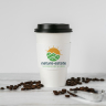 Custom Premium Embossed White Cup Sleeves - Paper Cup Sleeves