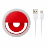 04Custom Online Meeting Adjustable Ring Lights - Red Blank - 