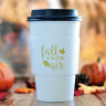 01Custom Premium Embossed White Cup Sleeves - Paper Cup Sleeves