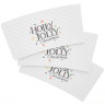 001Custom Premium Embossed White Cup Sleeves - Paper Cup Sleeves