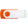 Orange 021 - White - Flash Drive
