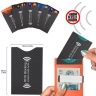 RFID Blocking Carbon Fiber Card Sleeves - 