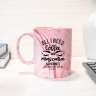 11oz Marble Coffee Mugs - Pink - Coffee Cups
