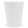 Blank 10 Oz. Paper Hot Cups w Lid - 