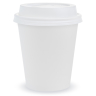 Blank 10 Oz. Paper Hot Cups w Lid - 