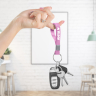 Custom Printed Wristband Keychains - 