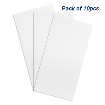 Unsewn White Can Sleeves For Sublimation Printing - Pack Of 10pcs