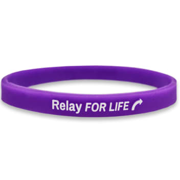 1/4 Inch Embossed Printed Wristbands