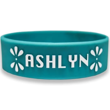1 Inch Embossed Printed Wristbands