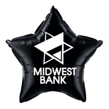 20 Inch Star Foil Balloons - 1 Imprint Color