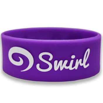3/4 Inch Embossed Printed Wristbands
