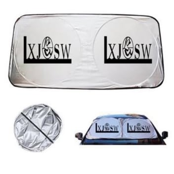 59 X 27.5 Inch Full Color Square Silver Coating Car Sunshades
