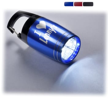 Baby Barrel 6 Led Torch With Carabiner