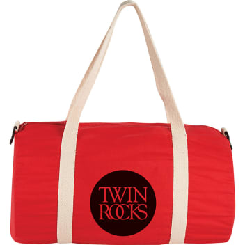 Cotton Canvas 18" Barrel Duffel