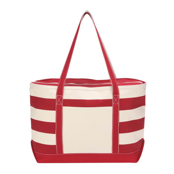 Cotton Canvas Nautical Tote Bag