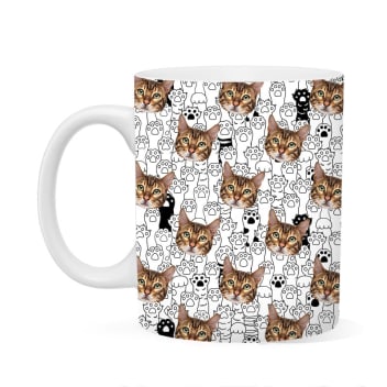 Custom Cat Collage Mug