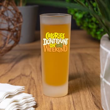 Custom Frosted Tall Shooter Glasses - 2 Oz.