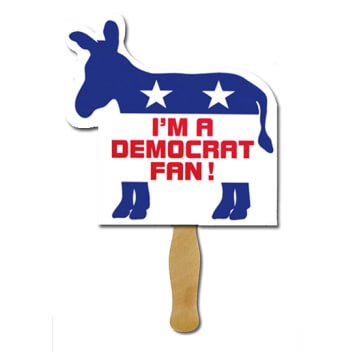 Donkey Outline Fan