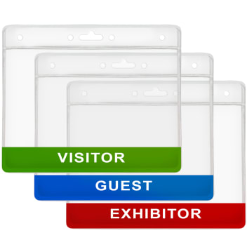 Pre-printed Badge Holders