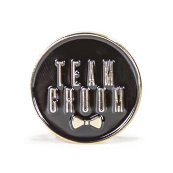 Team Groom Stock Lapel Pins