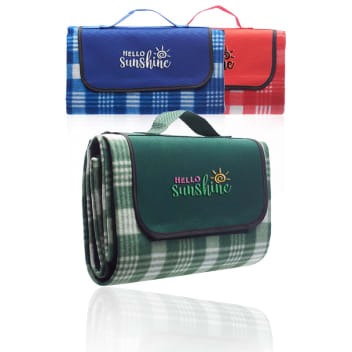 Zion Roll Up Picnic Blanket - 53 X 47 Inch