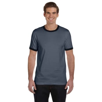 Bella Mens Jersey Short-sleeve Ringer T-shirt