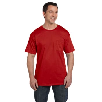 Hanes 6.1 Oz. Beefy-t&reg; With Pocket