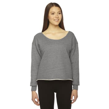 American Apparel Ladies Athletic Crop Sweatshirt