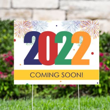 2022 Coming Soon Business Yard Signs