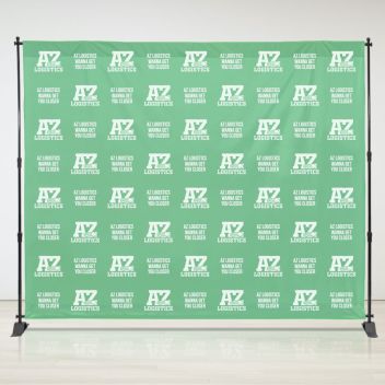 8ft X 10ft Step & Repeat Fabric Banner