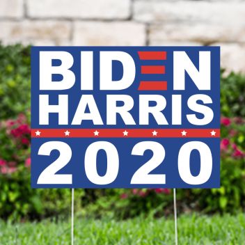 Biden Harris 2020 Political Yard Signs