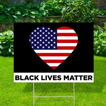 Black Lives Matter Usa Yard Signs
