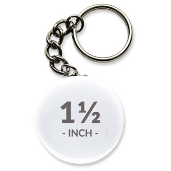 1 1/2 Inch Round Key Chain Buttons