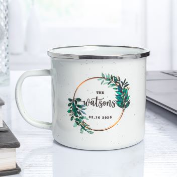 16 Oz Custom Campfire Metal Mugs