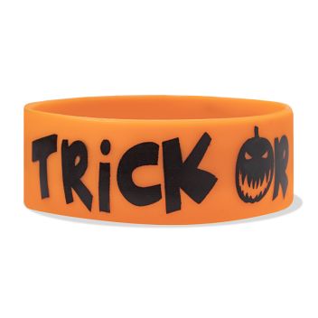 1 Inch Trick Or Treat Wristbands
