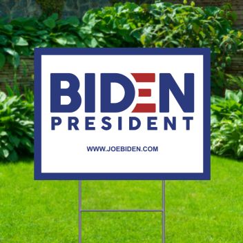 Biden President Political Yard Signs