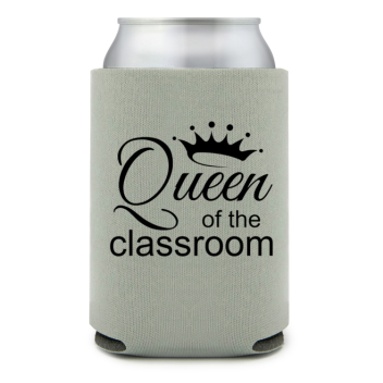 Full Color Foam Collapsible Can Coolers Back To School Queen Of The Classroom Style 139222