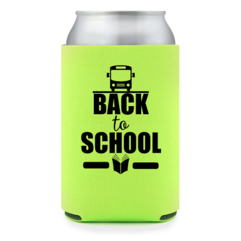 Full Color Foam Collapsible Can Coolers Back To School Style 137535