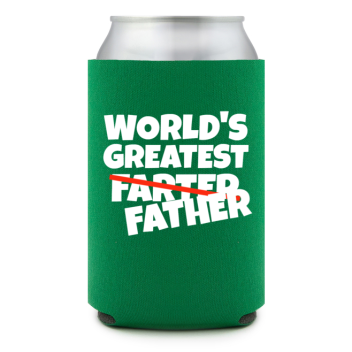 Full Color Foam Collapsible Can Coolers Father’s Day World S Greatest Farter Father Style 137214