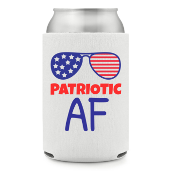 Full Color Foam Collapsible Can Coolers Fourth Of July Patriotic Af Style 137587
