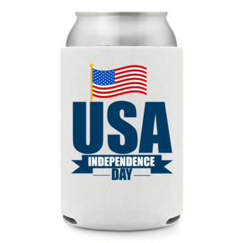 Full Color Foam Collapsible Can Coolers Independence Day Usa Independence Day Style 137700