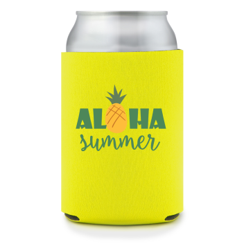 Full Color Foam Collapsible Can Coolers Seasonal Al Ha Summer Style 139797
