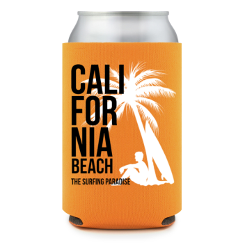 Full Color Foam Collapsible Can Coolers Summer California Beach The Sufering Paradise Style 139928