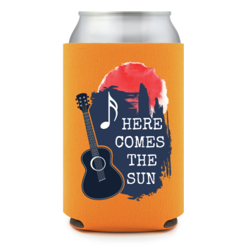 Full Color Foam Collapsible Can Coolers Summer Here Comes The Sun Style 139806