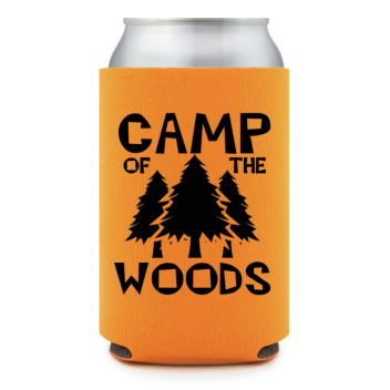 Full Color Foam Collapsible Can Coolers Summer Camp Of The Woods Style 138016