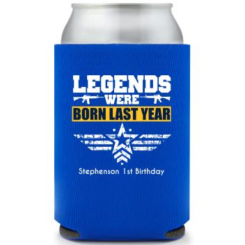 Legends Were Born Last Year Birthday Full Color Can Coolers